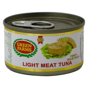 GREEN FARM LIGHT MEAT TUNA SMALL 48P*85 GM | لحم تونه الخفيف جرين فارم صغير 48حبه*85 جرام