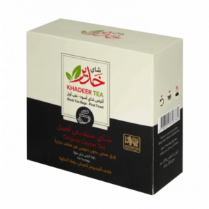KHADEER BLACK TEA 100 BAG*24P | شاي خدير أسود علاقي100 كيس*24 حبه
