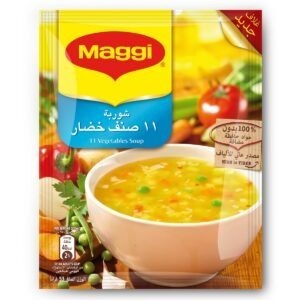 MAGGI 11 VEGETABLE SOUP 12P*12 OTR*53 GM | شوربه ماجي(11 صنف)12 ضرف*12 باكت *53 جرام