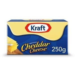 KRAFT CHEDDAR CHEESE PACKET 24*250GM | جبن كرافت شيدار باكيت 24*250جرام