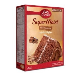 BETTY CROCKER MILK CHOCOLATE 12P*500 GM | كيك بيتي كويكر شوكلاته بالحليب 12حبه *500جرام