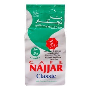 NAJJAR COFFE GARDOMON 20P*200 GM | قهوه النجار مع هيل اخضر 20 حبه*200 جرام