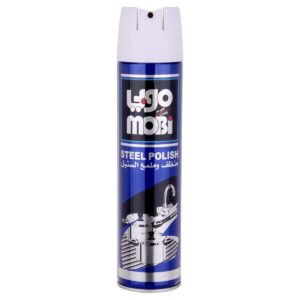 MOBI STEEL POLISH 24P*400 ML | منظف وملمع الستيل موبي 24حبه*400 مل