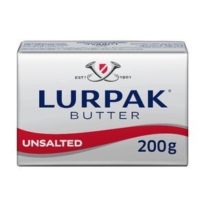 LURPAK BUTTER UNSALTED 40*200GM | زبدة لورباك غير مملح 40*200جرام