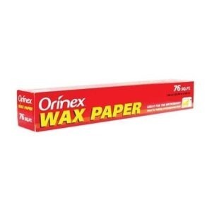 ORINEX WAX PAPER ROLL 24P*76 SQ | ورق شمعي اورنيكس 24حبه*76قدم مربع