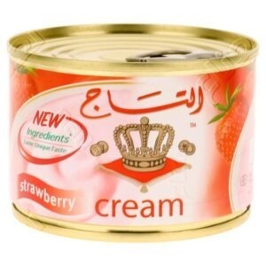 KISHTA TAJ STRAWBERRY 36P*155 GM | قشطه التاج بالفراوله كبير 36حبه*155جرام