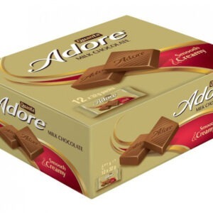 ADORE MILK CHOCOLATE 24P*24 OTR*16GM | أدور شوكولاته الحليب 24حبه*24باكت*16جرام