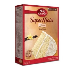 BETTY CROCKER VANILLA 12P*500 GM | كيك بيتي كويكر فانيله 12حبه *500جرام