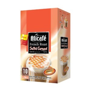 ALICAFE FRENCH ROAST SALTED CARAMEL 10P*10 OTR*20GM | علي كافي فرنسي باكيت بالكراميل المملح 10حبه*20باكت*20جرام