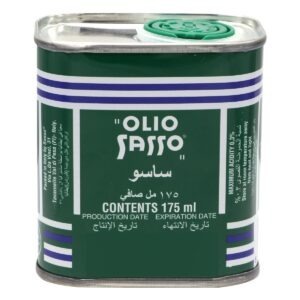 SASSO OLIVE OIL CAN 20P*175 ML | زيت زيتون ساسو علب 20 حبه*175 مل
