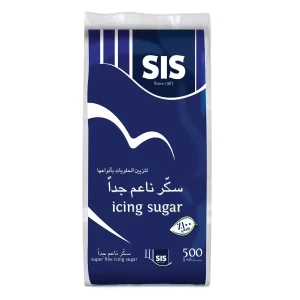 SIS ICING SUGAR 24P*500 GM | سكر ناعم جدا ابيض اس اي اس 24 حبه*500جرام