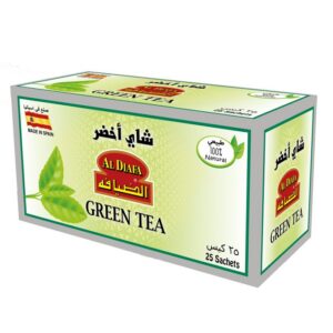 ALDIAFA GREEN TEA 25 BAGS*36P*2 GMB | الضيافة اخضر شاي 25كيس*36 حبه*25 جرام