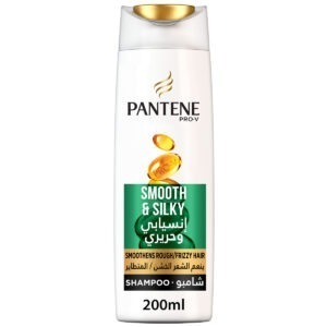 PANTENE SHAMPOO SMOOTH&SILKY 48*200ML | شامبو بانتين اخضر 48*200 مل