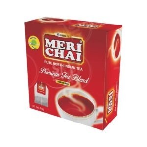 MERI CHAI INDIAN BLACK TEA 100BAG*24P*200 GM | شاي ميري100كيس*24 حبه *200جرام
