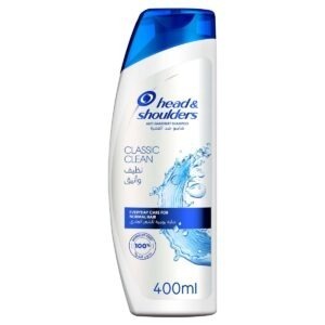 HEAD&SHOULDER SHAMPO CLASSIC CLEAN 24P*400 ML | شامبو هيدن شولدرز نضيف وانيق 24 حبه*400 مل