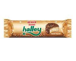 HALLEY CHOCOLATE MINI 24P*6OTR*77 GM | بسكوت اولكر هالي مني 24حبه*6باكت*77 جرام