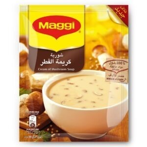 MAGGI CREAM OF MUSHROOM SOUP 12P*12 OTR*68 GM | شوربة ماجي كريمه الفطر 12حبه*12 باكت*68جرام