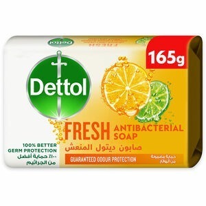 DETTOL SOAP FRESH 165g*48p | صابون جسم ديتول منعش 48*165 جرام