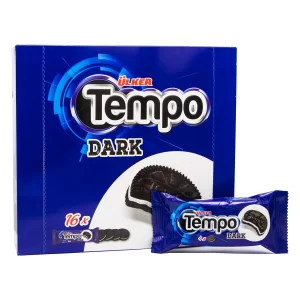 ULKER TEMPO DARK BISCUIT 16P*24 OTR*36 GM | بسكوت تيمبو 16حبه *24 باكت*36جرام