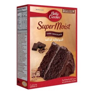 BETTY CROCKER DARK CHOCOLATE 12P*500 GM | كيك بيتي كويكر شوكلاته سوداء 12حبه*500 جرام