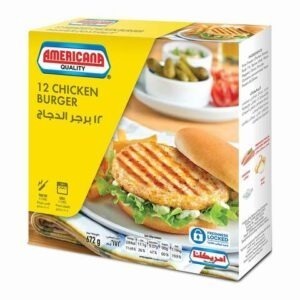 AMERICANA 12 CHICKEN BURGER 18*672GM | برجر دجاج قطعه اكبر امريكانا 18*672جرام