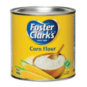 FOSTERCLARK CORNFLOUR TIN 24P*400 GM | نشا فوستر كلاركس علب 24 حبه*400جرام