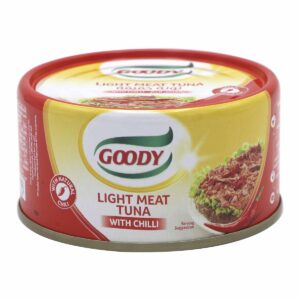 GOODY TUNA CHILLY 48P*185GM | تونه قودي خفيف بالفلفل كبير 48حبه*185جرام