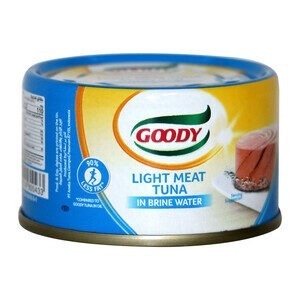 GOODY TUNA  WATER SMALL 48*90 GM | تونه قودي بالماء والملح صغير 48حبه*90جرام