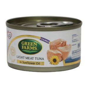 GREEN FARM LIGHT MEAT TUNA BIG 48P*170GM | لحم تونا الخفيف جرين فارم كبير 48حبه*170جرام
