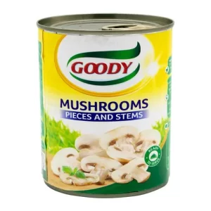 GOODY MUSHROOM PIECES&STEMS 24P*200 GM | فطر مقطع شرائح قودي 24 حبه*200جرام