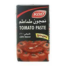 KDD TOMATO PASTE 40P*135 GM | معجون طماطم كي دي دي 40حبه *135جرام