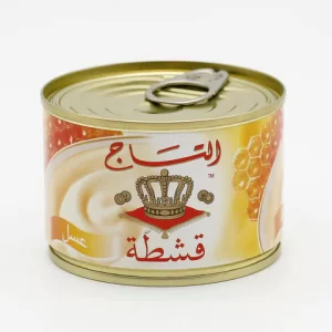 KISHTA TAJ CREAM WITH HONEY 36P*155 GM | قشطه التاج بالعسل كبير 36 حبه*155 جرام