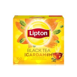 LIPTON BLACK TEA CARDMOM*100 BAGS*36PS | ليبتون شاي أسود مع الهيل 100كيس*36 حبه