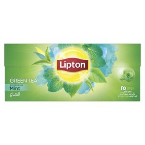 LIPTON GREEN TEA MINT 25 BAGS *24P | شاي لبتن اخضر بالنعناع 25كيس*24 حبه