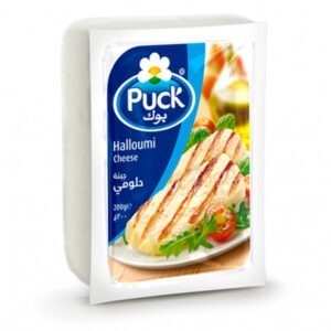 PUCK HALLOUMI CHEESE 24P*200 GM | جبن بوك حلومي 24 حبه*200 جرام