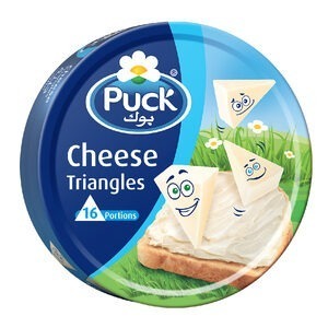 PUCK TRIANGLE CHEESE 16 PORTION 24*240GM | جبن مثلثات بوك 24*240جم 16قطع