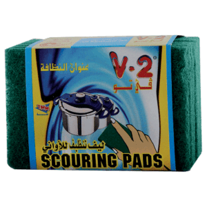 SCORING PAD GREEN V2 40PS | ليف تنظيف للاواني في تو 6+3*40