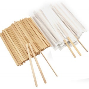 QS WOOD STIRRER  BAR 250P*20 OTR  | محرك خشبي مغلف للشاي كيو اس 250 حبه*20 باكت