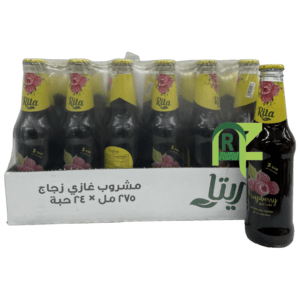 RITA RASPBERRY DRINK BOTTLE  24*275ML | ريتا توت بري مشروب غازي زجاج 24*275مل