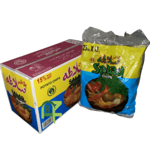 SALAD CHIPS OMAN 23P*4BAGS*13GM | شبس سلاطه عمان 23حبه*4كيس*13جرام