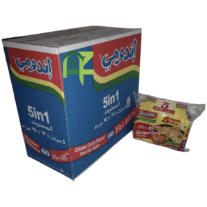 INDOMIE CHICKEN CURRY FLAVOUR 60P*75GM | اندومي كاري دجاج 60حبه*75جرام