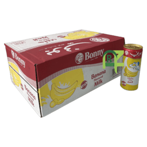BONNY BANANA MILK 24P*250ML | حليب بوني موز 24حبه*250 مل