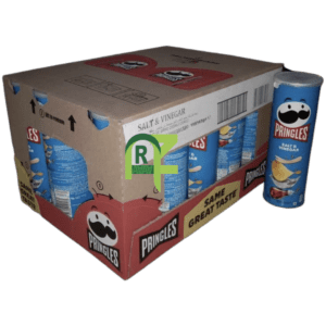 PRINGLES SALT & VINEGER (LIGHT BLUE) 19P*165GM | برنجلز كبير ملح وخل 19حبه*165جرام