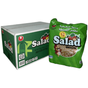 SALAD CHIPS KOREA (GREEN) 23P*4KEES*13GM | شبس سلطه كوريا اخضر 23حبه*4كيس*13غرام