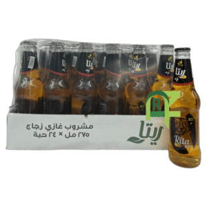 RITA RED DRINK BOTTLE 24*275ML | ريتا احمر زجاج 24*275مل