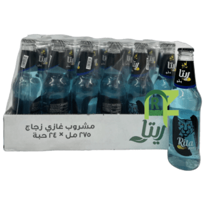 RITA BLUE BOTTLE 24*275ML | مشروب ريتا ازرق زجاج 24*275 مل