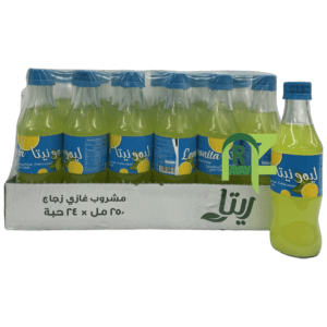 RITA LEMON&MINT BOTTLE 24*250ML | مشروب ريتا ليمون ونعناع زجاج 24*250 مل