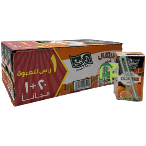 ALRABIE ORANGE SMALL (20+1)*125ML | عصير الربيع صغير برتقال (20+1)*125مل