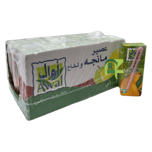 AWAL APPLE MANGO JUICE 18P*200ML | عصير اوال مانجه وتفاح 18حبه*200مل