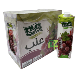 ALRABIE REDGRAPE JUICE 8P*1LTR | عصير الربيع عنب احمر كبير 8حبه*1لتر